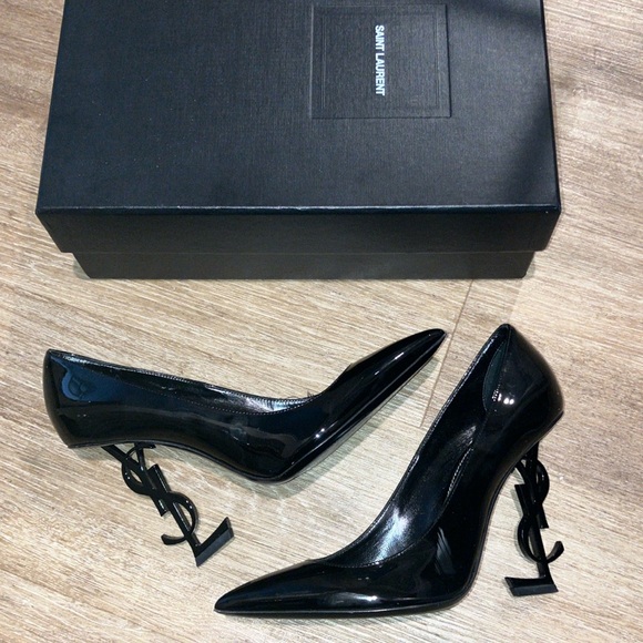 Saint Laurent Shoes - Ysl Saint Laurent opyum 110 patent leather heel 38+